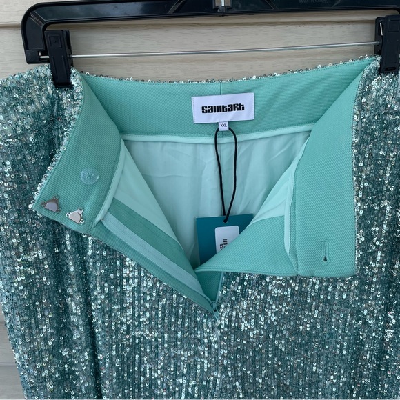 Saint Art NESSA Sequin Pant in Glacier Size XXL (NWT) - Picture 5 of 8